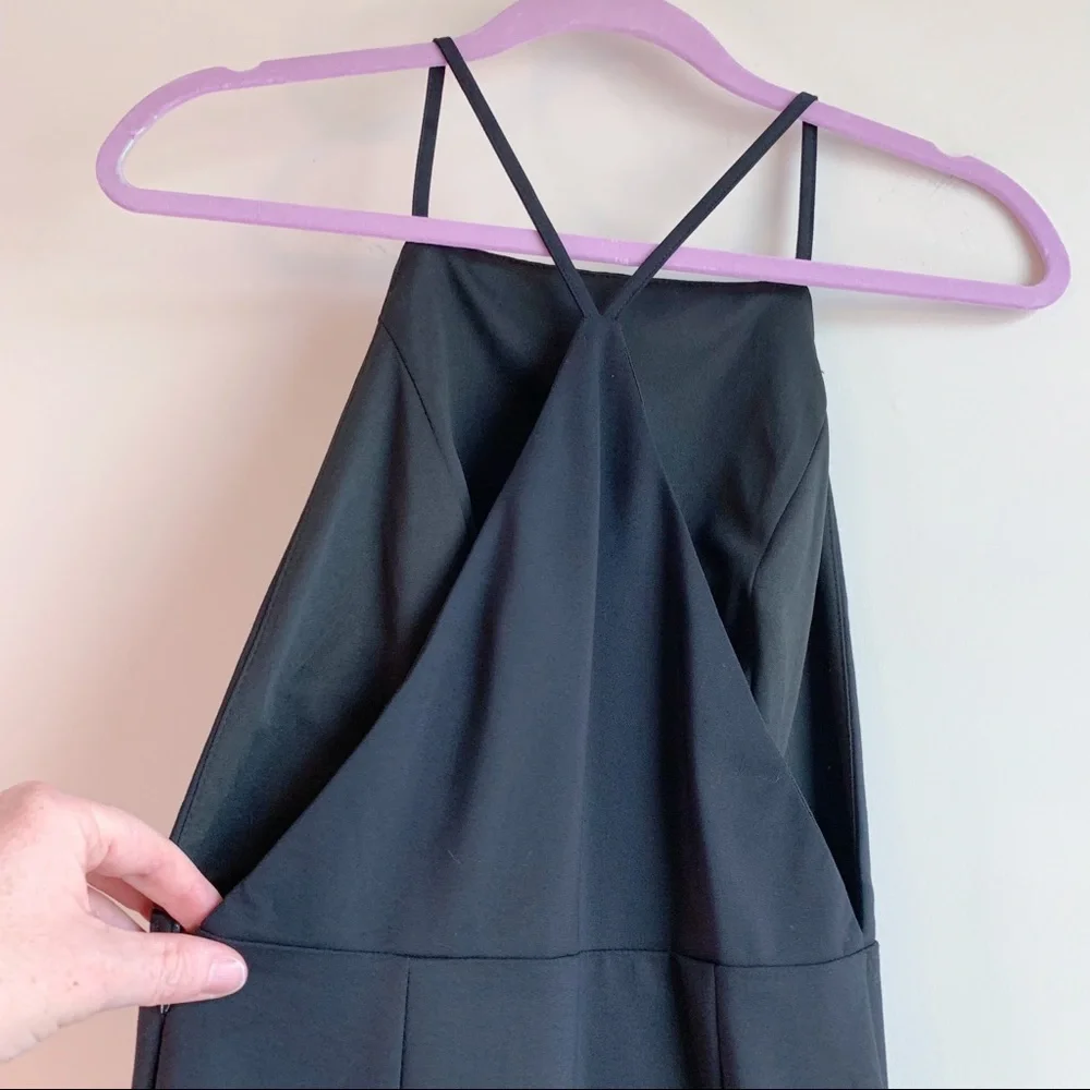 NWT BY THE WAY x REVOLVE Fiona Racerback Midi Dress Black Small Spandex Stretch - Picture 5 of 10